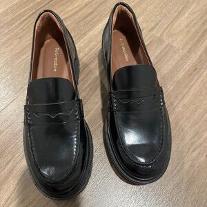 REFORMATION BLACK LOAFERS